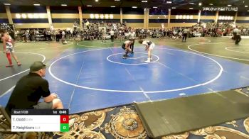 126 lbs Consi Of 64 #2 - Tristan Dodd, Cleveland HS vs Tyson Neighbors, Elite Force