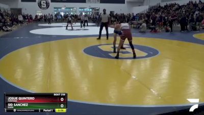 113 lbs Cons. Round 1 - Josue Quintero, Fontana vs Sid Sanchez, Gahr