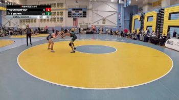 157 lbs Cons. Round 1 - Coen Dempsey, Lake Forest H S vs Ty Brown, St Georges Tech HS