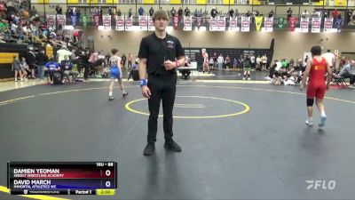 88 lbs Round 1 - Damien Yeoman, Sebolt Wrestling Academy vs David March, Immortal Athletics WC