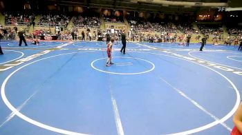 61 lbs Round Of 16 - Huck Hurd, Pawhuska Elks Takedown vs Trenton Hall, Claremore Wrestling Club