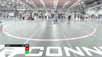 132 lbs Consi Of 32 #1 - Lucas Pugliese, NY vs Ayden Laws, NC