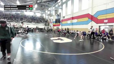 138 lbs Semis & 3rd Wb (16 Team) - Corbin Donner, Laramie vs Carter Braband, Campbell County