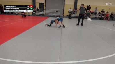 55 lbs 1st Place Match - Major Greer, Siouxland Wrestling Academy vs Cash Helmrichs, Immortal Athletics WC