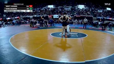 AA - 144 lbs 5th Place Match - Brett Chivers, Flathead (Kalispell) vs John Jackson, Gallatin (Bozeman)