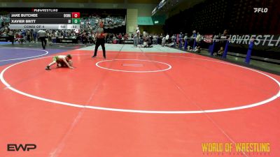 55 lbs Consi Of 4 - Jake Butchee, OKWA vs Xavier Britt, Illinois Valley Youth Wrestling