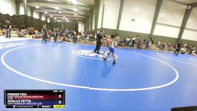 67 lbs Quarterfinal - Parker Fish, CNWC Concede Nothing Wrestling Club vs Marcus Pettis, Team Aggression Wrestling Club