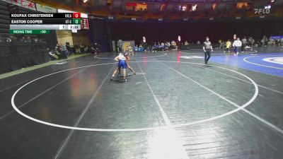 125 lbs Round Of 32 - Koufax Christensen, Oklahoma vs Easton Cooper, Chattanooga