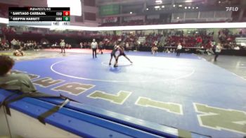 150 lbs Cons. Round 3 - Santiago Carbajal, Columbia vs Griffin Hargitt, Emmett