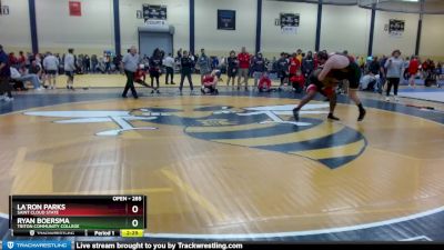 285 lbs Semifinal - La`Ron Parks, Saint Cloud State vs Ryan Boersma, Triton Community College