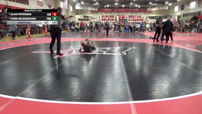 55 lbs Semifinal - Alan Petersen, American Outlaws Wrestling vs Coen McDonough, Pursuit Wrestling Minnesota