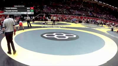 D2-106 lbs Champ. Round 1 - Zane Russell, Wapakoneta vs Blaine Napier, Franklin