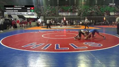 7A 138 lbs Semifinal - Bradley Hastings, Hewitt-Trussville vs Charles Noto, Vestavia Hills