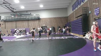 100 lbs Round 4 (6 Team) - Jaxson Osterman, Lusk vs Michael Johnson, Saratoga Middle School