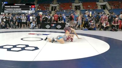 120 lbs Champ. Rd Of 128 - Pedro Gutierrez, Texas vs Karson Wuebker, Iowa