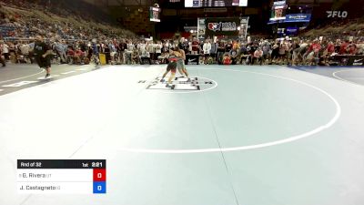 132 lbs Rnd Of 32 - Geronimo Rivera, UT vs Jake Castagneto, ID