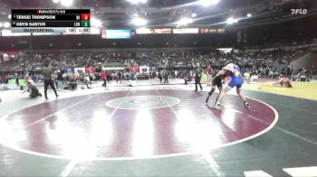 150 lbs Quarterfinal - Odyn Santos, Lowry vs Tensei Thompson, Bishop Kelly