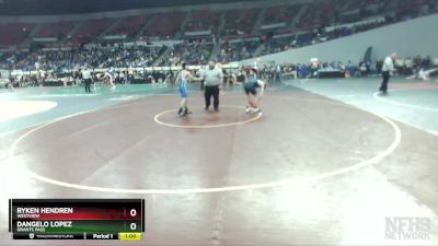 6A-113 lbs Cons. Round 3 - DAngelo Lopez, Grants Pass vs Ryken Hendren, Westview