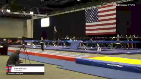 Emma Roddy - Tumbling, Tumble Tech - 2021 USA Gymnastics Championships