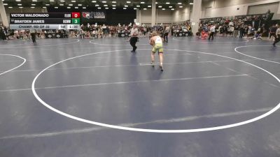 113 lbs Champ. Rd Of 32 - Victor Maldonado, Florida vs Brayden James, Hill Country Wildcats Wrestling Club