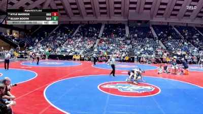 4A-132 lbs Cons. Round 2 - KYLE MADDOX, North Oconee vs Elijah Booth, Walnut Grove