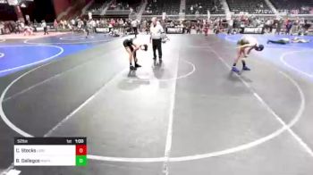 126 lbs Semifinal - Jaden Galindo, Blood Rounds WC vs Hunter Ketchem, Heights WC