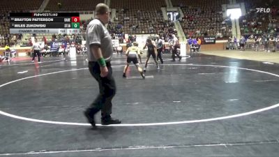 1A-4A 150 Champ. Round 2 - Brayton Patterson, Dadeville vs Miles Zukowski, St James