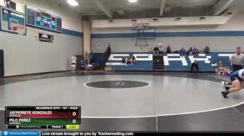 197 lbs Round 2 - Jaymoreye Gonzales, Dubuque vs Pilo Perez, Dubuque