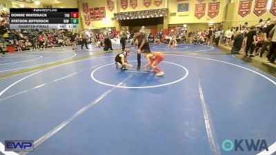 70 lbs Quarterfinal - Donnie Whitenack, Tiger Trained Wrestling vs Stetson Jefferson, Raw Wrestling Club