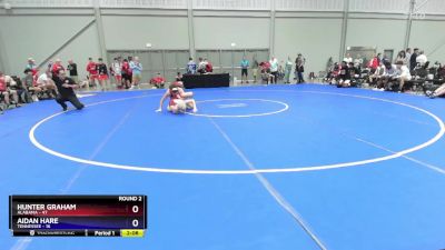 126 lbs Round 2 (8 Team) - Hunter Graham, Alabama vs Aidan Hare, Tennessee