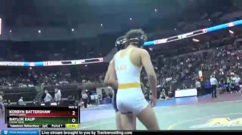 Champ. Round 1 - Baylor Kaup, Logan View vs Korbyn Battershaw, Battle Creek