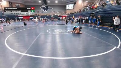 113 lbs Cons. Round 1 - Aaron Solis, El Paso Hanks vs Henry Zamorano, Episcopal High School- Houston (TX)