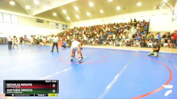 190 lbs Quarterfinal - Matthew Orozco, North Torrance vs Nicholas Infante, Eastvale Elite