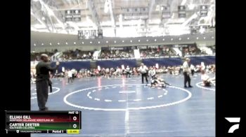 80 lbs Semifinal - Carter Deeter, Southern Columbia vs Elijah Gill, Northern Delaware Wrestling Ac