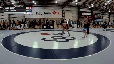 92 kg Champ. Round 1 - Caleb Sharp, Eagle WC vs Jack Darrah, DMV RTC