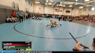 154-155 lbs Round 1 - Moses Barton, Greeley West vs C.j. Miller, Central