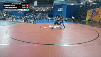 190 lbs Champ. Round 2 - Carmen Marano, St Peter Prepatory vs Jeremiah Heath, Caesar Rodney