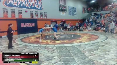 164 lbs Round 2 - Madison Newbern, MiddleTNFreco vs Isabella Harris, Higher Calling Wrestling Club