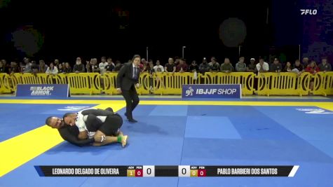 Pablo Barbieri Dos Santos vs Leonardo Delgado De Oliveira 2025 Pan IBJJF Jiu-Jitsu No-Gi Championship