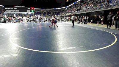 135 lbs Consy 4 - Mason Felton, Jefferson Morgan vs Luke Bennethum, Northern Lebanon