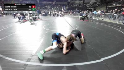 120 lbs Round Of 32 - Lucas Miller, Pride WC vs Dante Glynos, Edge Wrestling