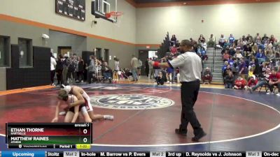 114 lbs Round 2 - Ethan Thorne, Hartselle vs Matthew Raines, Athens