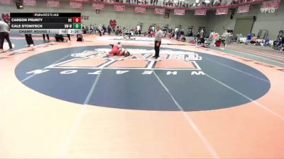 141 lbs Champ. Round 1 - Cale Stonitsch, Wisconsin-Whitewater vs Carson Prunty, North Central