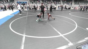 55 lbs Quarterfinal - Legend Bigheart, Sperry Wrestling Club vs Colt Topping, Smith Wrestling Academy