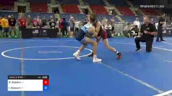 100 lbs Consi Of 8 #2 - Drew Dolphin, Wisconsin vs Isaac Stewart, Montana