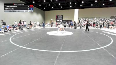100 lbs Cons. Round 3 - Dawson Back, OK vs Noah Back, OK