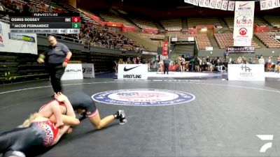 Cadet Boys Lower - 138 lbs Champ. Round 2 - Jacob Fernandez vs Osiris Dossey, Diablo Wrestling Club