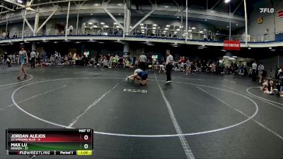 110 lbs Round 3 (8 Team) - Jordan Alejos, U2 Uprising Blue vs Max Lu, Kraken