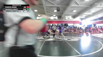 Boys 167 lbs Champ. Round 1 - Darrain Jensen, Shasta Boys vs Brandon Christy, Willows Boys
