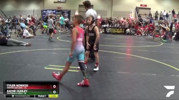 65 lbs Round 4 (6 Team) - Kayne Hunley, Mi Pitbulls Gold vs Tyler Nowicki, Indiana Outlaws